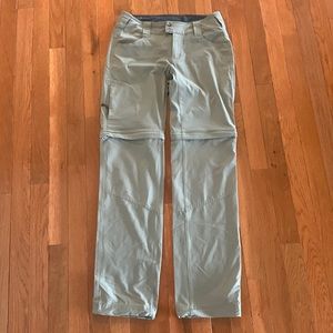 Like New! Columbia Hiking Zip Off Conversion Shorts Pants Size 4 Omni shield